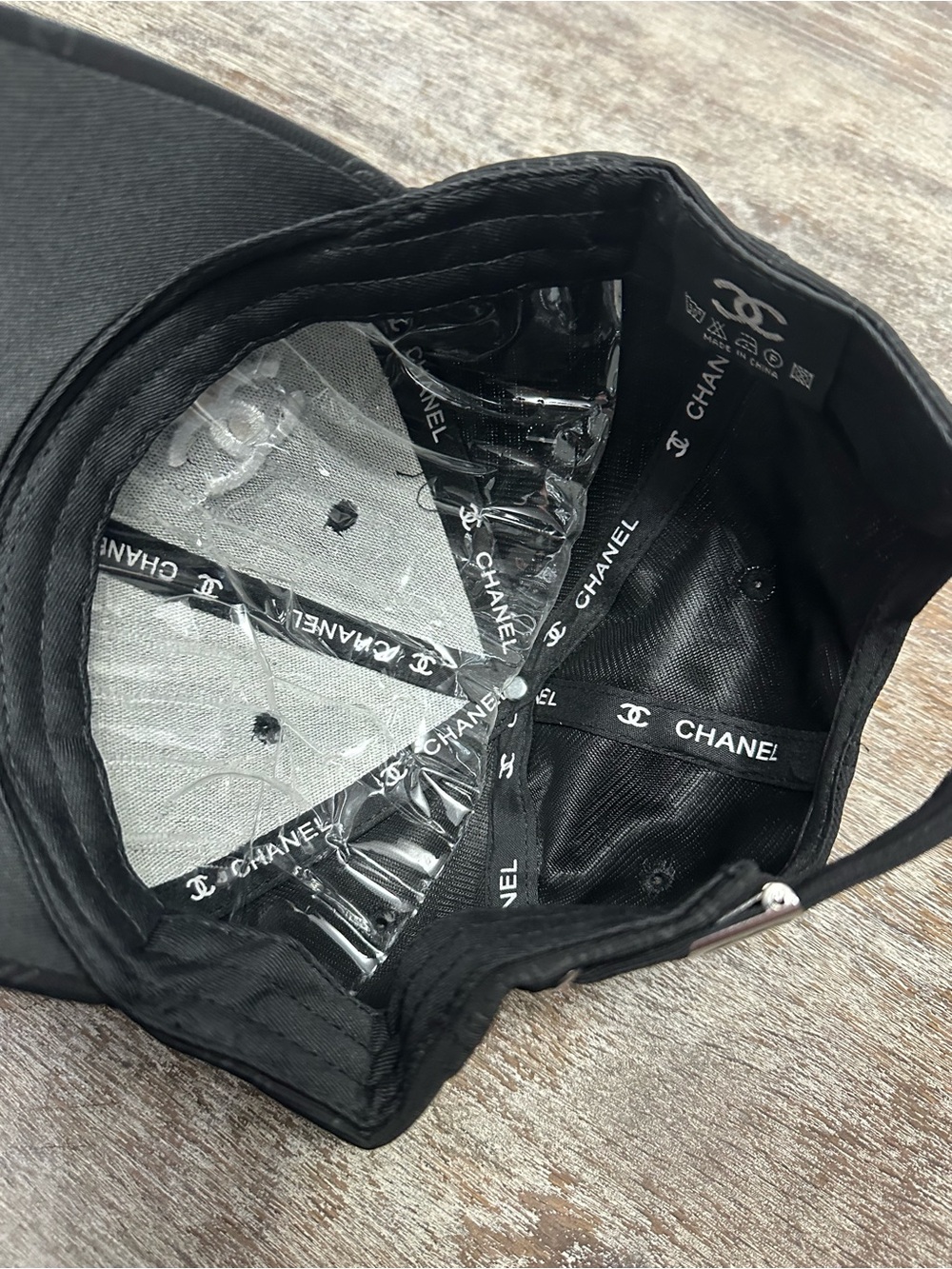 Black Logo Baseball Cap - Picture 6 of 13